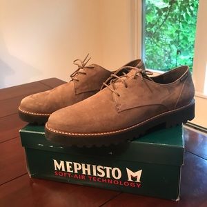 Gorgeous Suede Mephisto Shoes. Worn once.